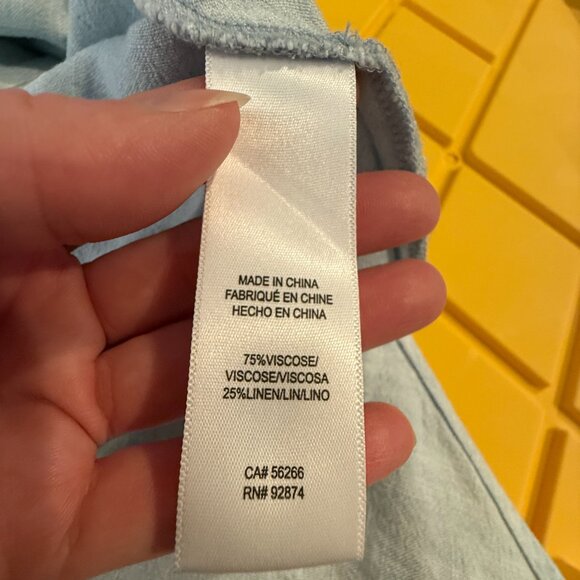 Splendid Breeze Indigo Dress, Sz L - Picture 6 of 8